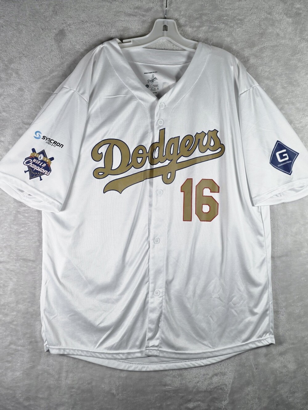 Los Angeles Dodgers Will Smith World Championship SGA Jersey XL White 06/18/25